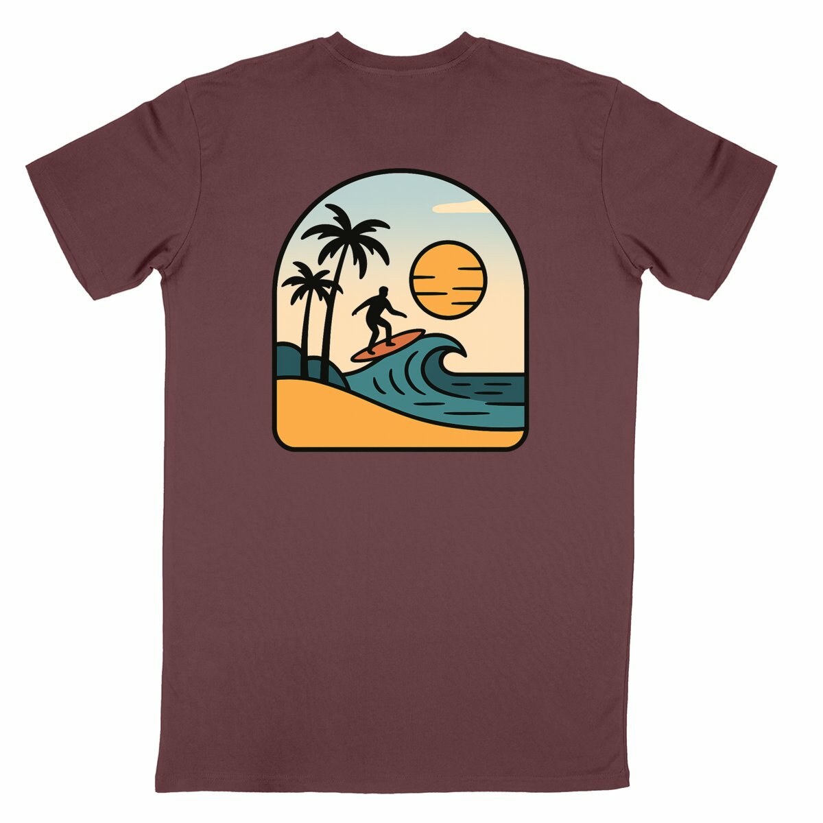 Ocean Wave Sunset - dos_bordeaux