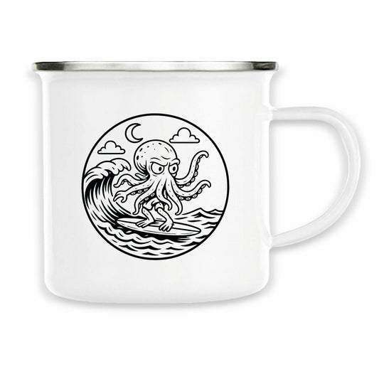 Mug Squid Surfing - face_blanc