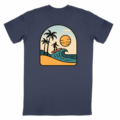Ocean Wave Sunset - dos_bleumarine