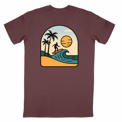 Ocean Wave Sunset - dos_bordeaux